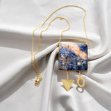 Sodalite Stone Pendant Chain ( Tiana Collection )