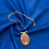 Cherry Quartz Pendant Chain ( Tiana Collection )