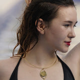Simple yet Edgy Coin Necklace