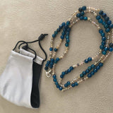 Pink and Blue Crystals Mask Chain