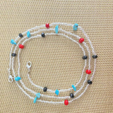 Multi-colored Beads Mask Chain