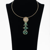 Abstract Coin pendant necklace ( Coin Collection )