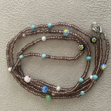 Multi-colored Beads Mask Chain