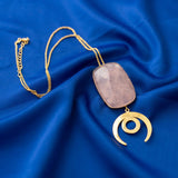 Rose Quartz Pendant Chain