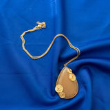 Yellow Aventurine Pendant Chain