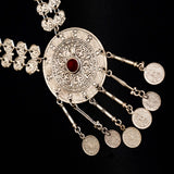 Statement metallic necklace