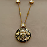 Heritage red glow round Pendant set