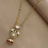 Kundan jhumki Pendant set
