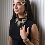 Kundan Serenity Jhoomar: Serene and elegant, crafted with delicate kundan embellishments - Jhoomer Collection