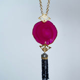stunning manageta agate pendant