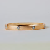 gold plated matt finish with swaroski stones