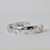 Silver plated with Swarovski stones cuffs : Bracelet
