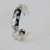 Silver plated with Swarovski stones cuffs : Bracelet