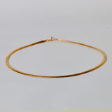 Gold plated matt neckchain