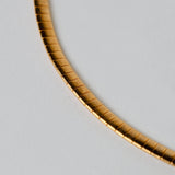 Gold plated matt neckchain
