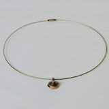 silver color pendant on wire