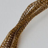Net layered chain in brass
