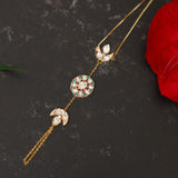 Heritage Haath Phool With White Kundan Embellishments