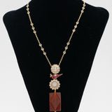 Bird pendant with Kundan chain