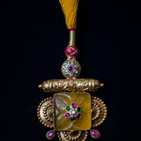 Yellow & Gold traditional style necklace ( Alya Collection)