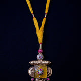 Yellow & Gold traditional style necklace ( Alya Collection)