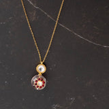Citrine Stone and Kundan neckpiece