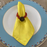 Krobo Recycled Glass Beads With African Brass (Napkin Holder)