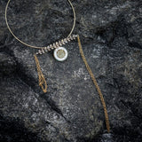 Chain hanging coin necklace
