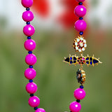 Beautiful magenta agate