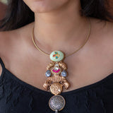 Statement Antique look necklace