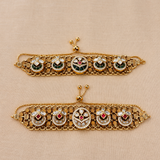 Regal gold plated kundan bracelet-bracelet collection