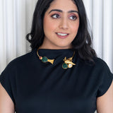Statement Panchi Hasli necklace (Diksha Collection)