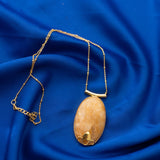 Aventurine Stone Pendant Chain ( Tiana Collecrion)