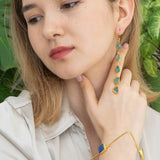 Dangling semi-precious Earrings