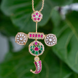 Beautiful handcrafted pendant neckpiece (Raajavi collection)