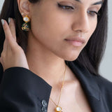 Green Agate and Kundan Neckpiece