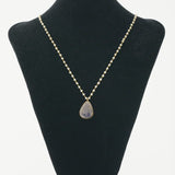 Dainty neckpiece with a Jasper Stone pendant
