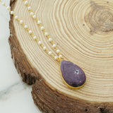 A unique Ruby Jasper pendant neckpiece