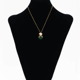 Green Agate and Kundan Neckpiece