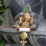 Handcrafted statement necklace ( Temple Collection)