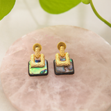 Abalone Lumina Square Drop Earrings