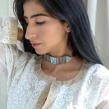 Intricate Enamel work Choker