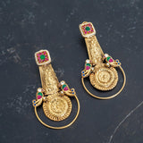 Pretty parrots statement earrings