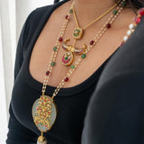Unique South Indian Inspired pendant neckpiece