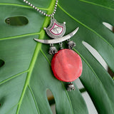 Green Agate Pendant necklace