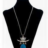 Green Agate Pendant necklace