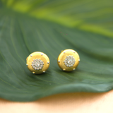 Gold and Silver Spanish matt finished studs