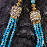Turquoise Agate beads necklace