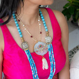 Turquoise Agate beads necklace