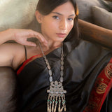 Intricately hand carved necklace
